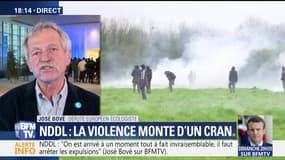 NDDL: "Je demande au Premier ministre d'arrêter cette spirale de violences", José Bové