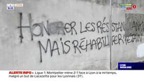Caluire: un tag découvert ce dimanche près du mémorial Jean-Moulin