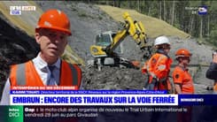 Embrun: des travaux menés pour sécuriser la voie ferrée après une importante coulée de boue survenue en décembre