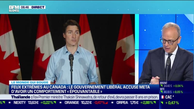 Feux extrêmes au Canada : le gouvernement accuse meta d'avoir un comportement 'épouventable'