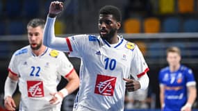 Dika Mem lors du match Islande-France, le 22 janvier 2021