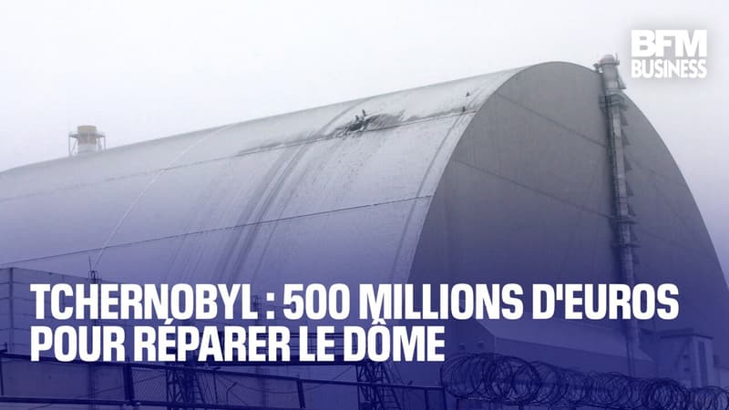Tchernobyl : 500 millions d'euros pour réparer le dôme
