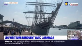 Rouen: les visiteurs renouent avec l'Armada