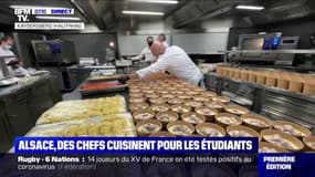 En Alsace, des chefs cuisinent pour les étudiants