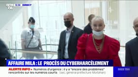 Affaire Mila: la jeune femme est arrivée au tribunal 