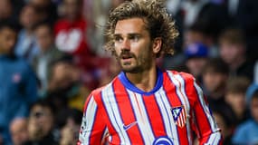Antoine Griezmann avec l'Atlético de Madrid le 19 septembre 2024