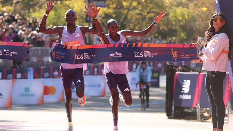 Le marathon de New York se joue Ã  16 centiÃ¨mes: l'incroyable sprint final de Kipruto qui...