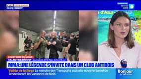 L'histoire du jour avec @ValentineBrvt : la légende du MMA Conor McGregor s'invite dans un club antibois