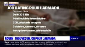 Armada de Rouen: un job dating pour trouver un emploi