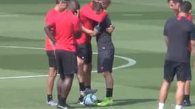 Thomas Tuchel et Marco Verratti