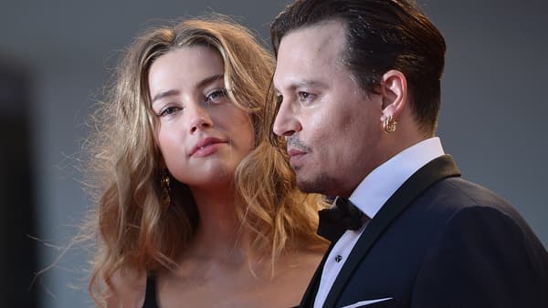Amber Heard et Johnny Depp en Italie le 4 septembre 2015