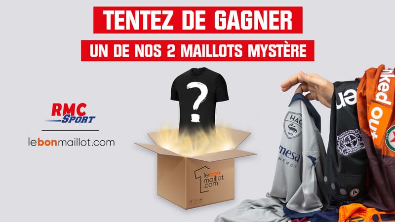 Gagnez 2 maillots mystère avec RMC Sport