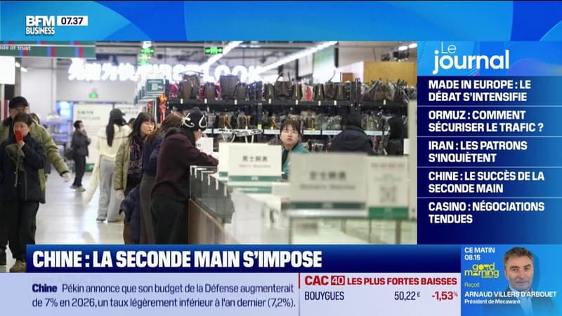 Chine : la seconde main s'impose