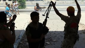 Des forces loyales au gouvernement d'union nationale libyen en août 2016 à Syrte