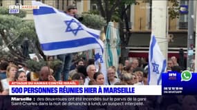 Attaque en Israël: 500 personnes rassemblées à Marseille en soutien aux Israéliens