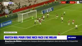 Football: match nul entre Nice et Milan