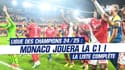 Champions League 24/25 : Monaco assuré de jouer la phase de poules, les qualifiés connus au 14 mai