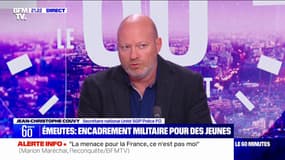 Encadrement des délinquants par des militaires: "Il faut demander de l'exigence à cette jeunesse", estime Jean-Christophe Couvy (secrétaire national du syndicat Unité SGP Police FO)