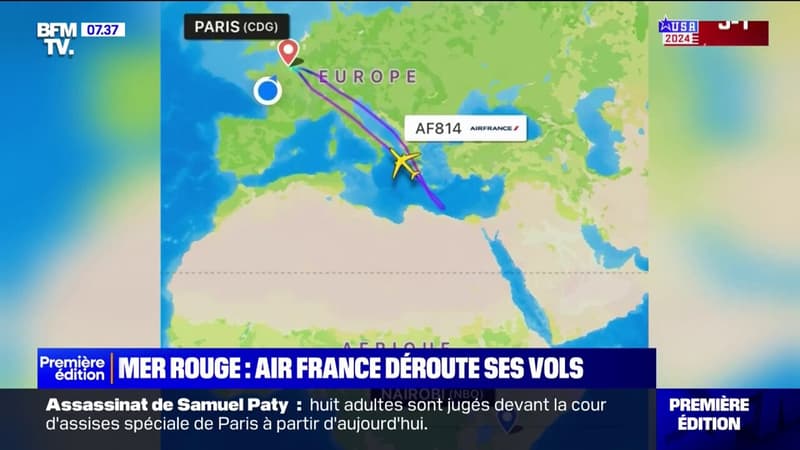 Air France suspend par précaution le survol de la mer Rouge et déroute plusieurs de ses vols