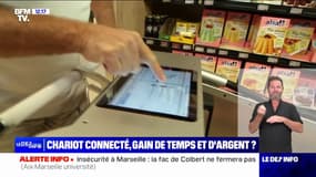 Supermarchés: des chariots connectés pour gagner du temps et maîtriser son budget 