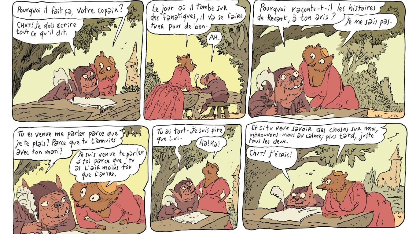 Un extrait de "La Chanson de Renart" de Joann Sfar Un extrait de "La Chanson de Renart" de Joann Sfar