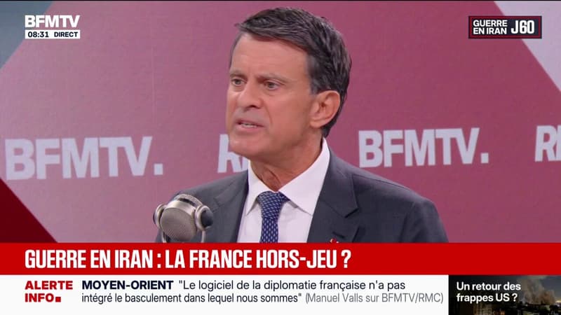 Guerre au Moyen-Orient: "L'Iran est l'ennemi de nos valeurs, de l'Occident", estime Manuel Valls, ancien Premier ministre