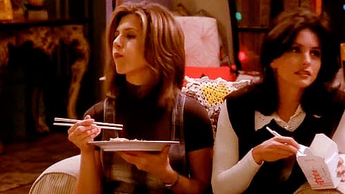 Oh, mais qui est là, derrière Rachel et Monica? Oh, mais qui est là, derrière Rachel et Monica?