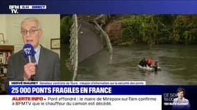 Selon le président de la mission sénatoriale sur la sécurité des ponts, il y aurait environ "25.000 ponts en mauvais état" en France