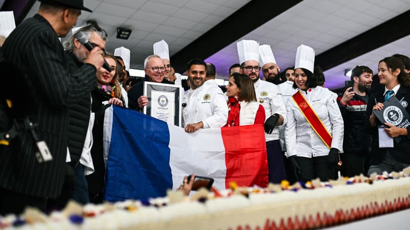121,88 mètres: une pâtisserie d'Argenteuil s'empare du record du plus long...