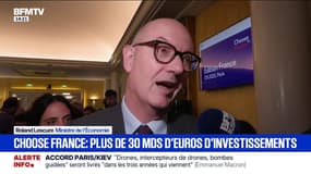 Sommet Choose France: "Il faut que tout le monde contribue", estime Roland Lescure, ministre de l'Économie