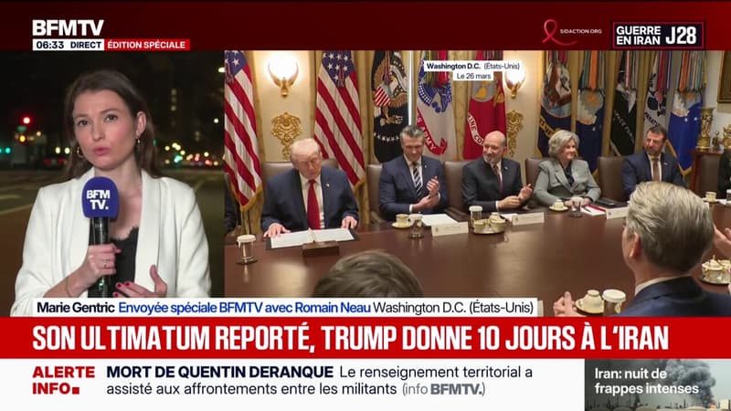 Guerre au Moyen-Orient: pourquoi Donald Trump a décidé de repousser jusqu'au 6 avril son ultimatum avant d'éventuelles frappes américaines contre les centrales électriques en Iran?