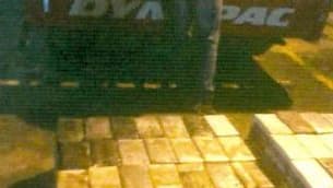 1195 kilogrammes de cocaïne ont été saisi au port de Santos au Brésil, le 17 septembre 2018.