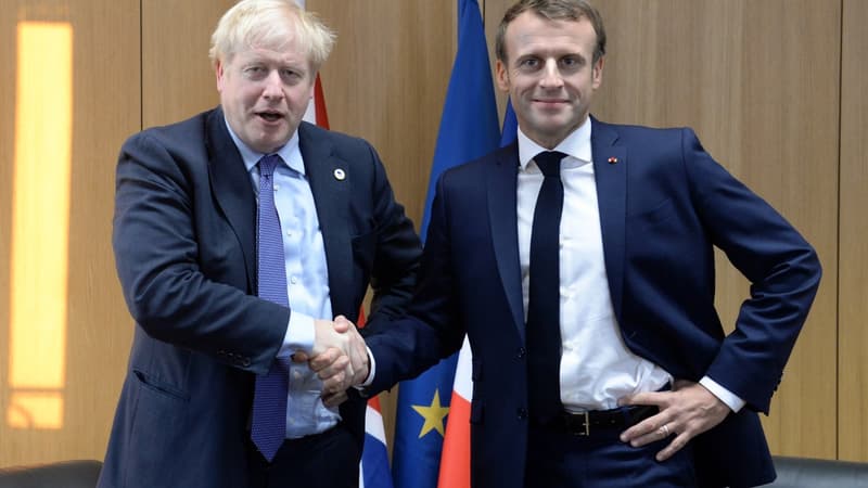 Boris Johnson et Emmanuel Macron