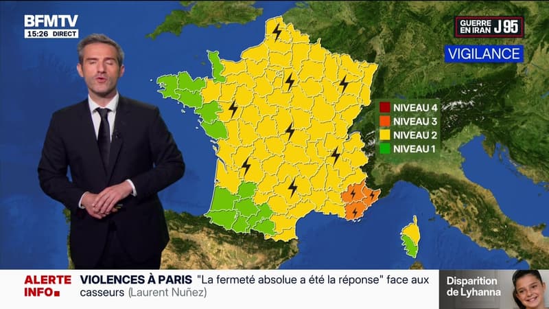 La météo pour ce mercredi 3 juin 2026