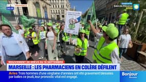 Grèves 18/09. Les pharmaciens en colère défilent à Marseille.