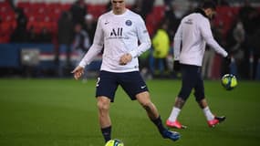 Thomas Meunier à l'entraînement
