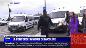 Retraites: le pont de la Concorde coupé à la circulation par les forces de l'ordre après un appel au rassemblement