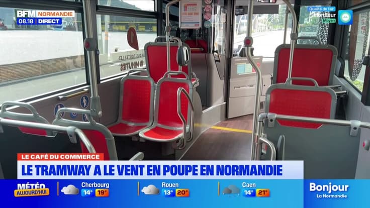 Le Café du Commerce: la transformation des transports en commun normands