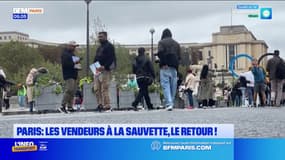 Paris: le retour des vendeurs à la sauvette