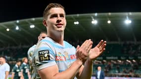 Dan Lancaster avec le Racing 92 en novembre 2024