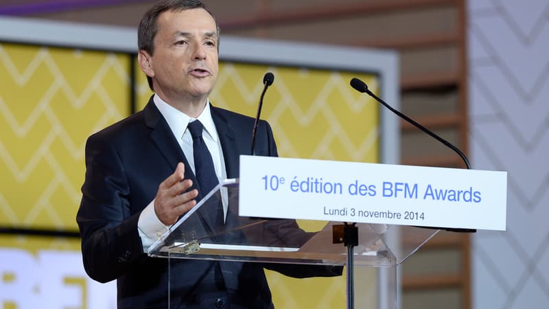 Alain Weill lors de la dixième édition des BFM Awards.