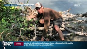 "Un bout de scooter, une serviette hygiénique, des couches...", Gaspard Forest nettoie et dépollue les rivières au pied des montagnes, autour de Grenoble