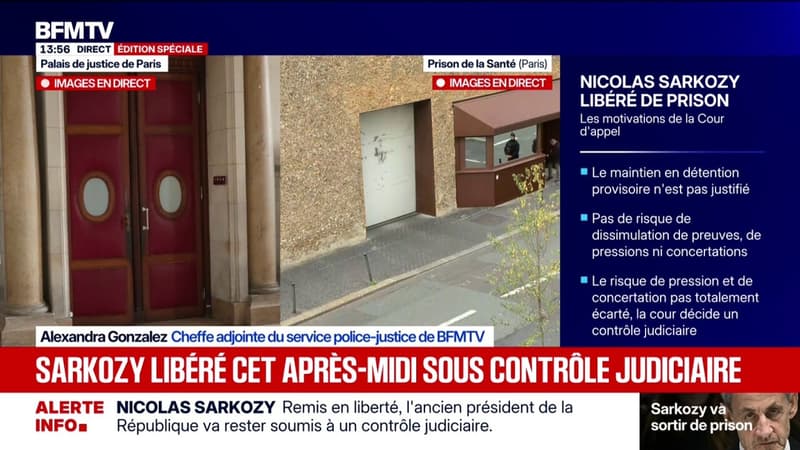 La justice interdit à Nicolas Sarkozy d'entrer en contact avec le garde des Sceaux Gérald Darmanin