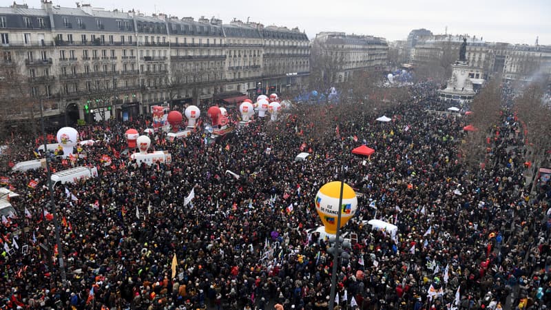 Manifestation du 19 janvier 2023 place de la République