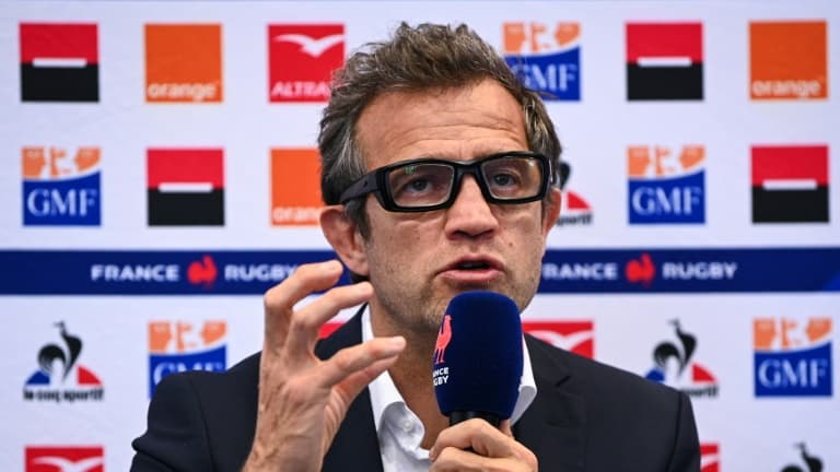 Le sélectionneur de l'équipe de France de rugby, Fabien Galthié.