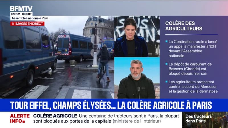 Bertrand Venteau, président de la Coordination rurale, se dit "inquiet" pour ses collègues en garde à vue