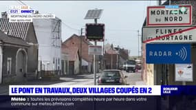 Nord: les travaux d'un pont coupe deux villages en deux 