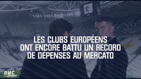 Surprise (non), les clubs européens ont encore battu un record de dépenses au mercato