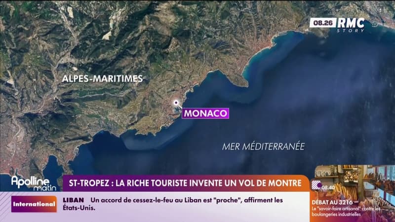 Côte d'Azur: une riche touriste fait croire à un vol de montre