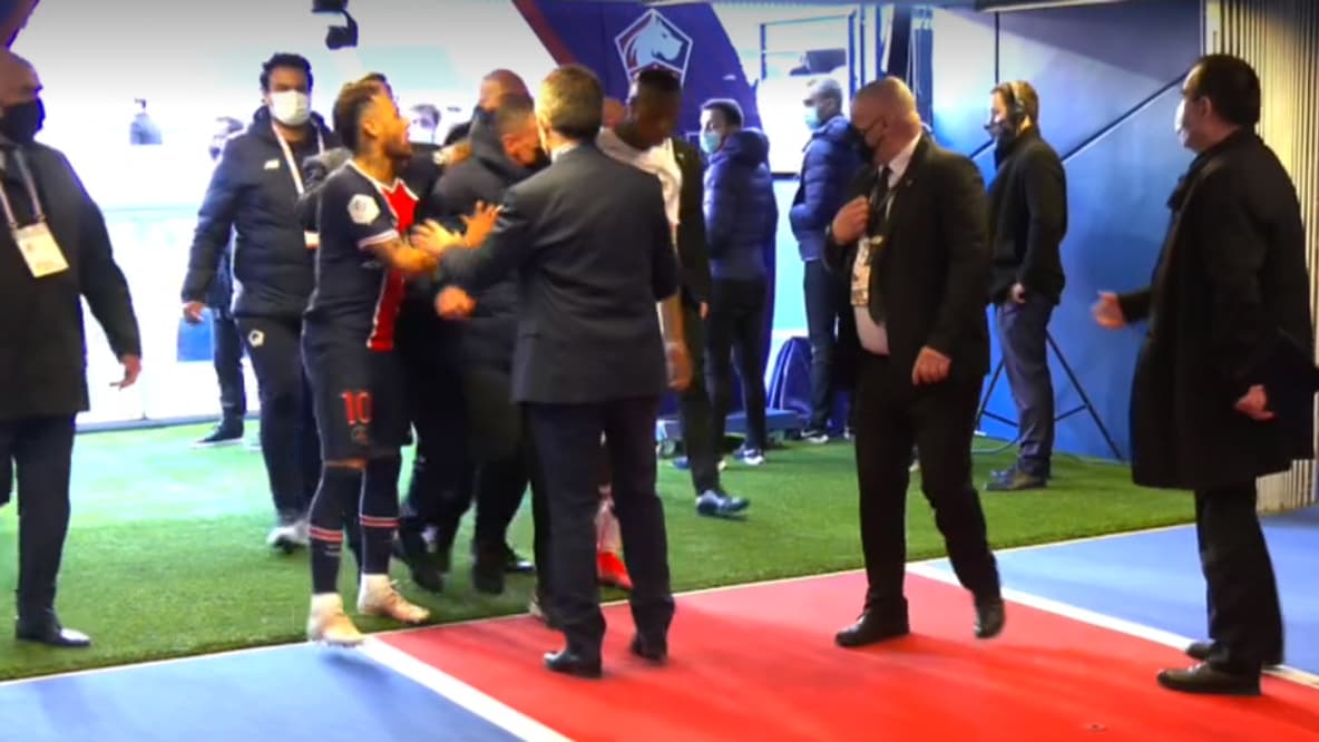 Neymar et Djalo, à Paris le 3 avril 2021 Neymar et Djalo, à Paris le 3 avril 2021